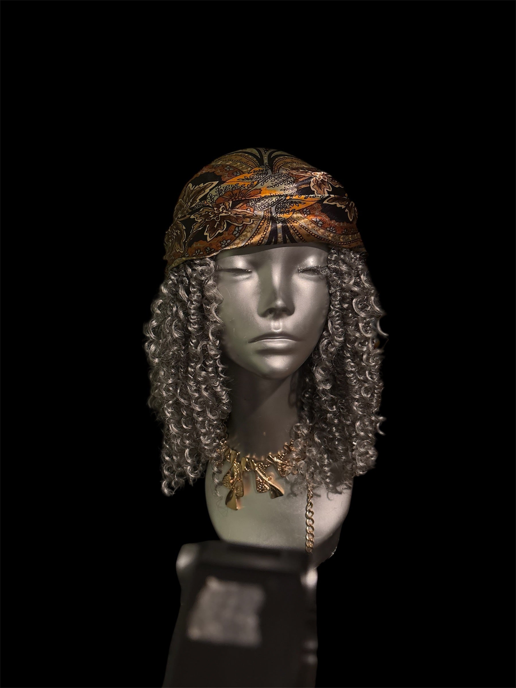 Curly Headscarf Wig – Stylish, Comfortable & Effortless